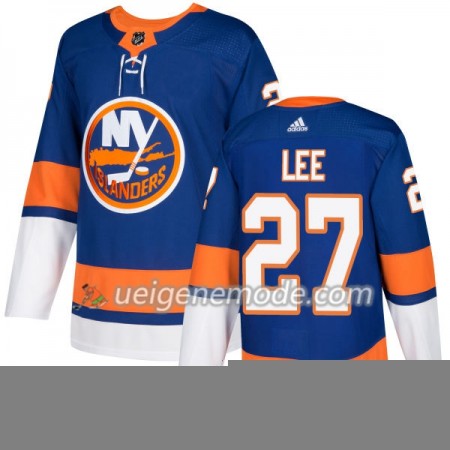 Herren Eishockey New York Islanders Trikot Anders Lee 27 Adidas 2017-2018 Royal Authentic